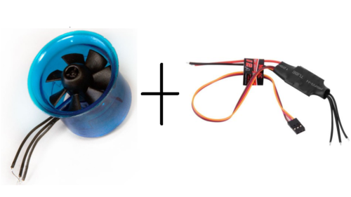 turbina + esc 12A