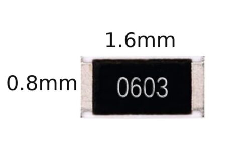 0603 resistencia SMD 1/10W 1% (10 unidades) "Elegir valor"