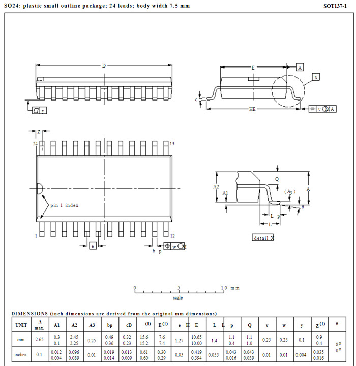 CD74HC4067 | 74HC4067 MUX/DEMUX 1X16 IC de la mejor calidad "SOP-24 o SSOP-24" - Imagen 4