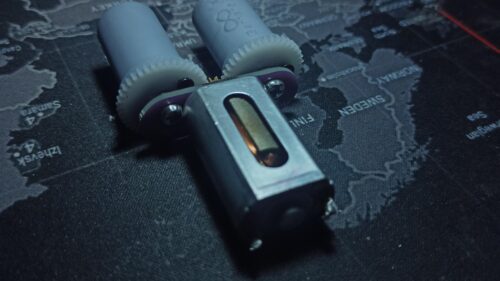 Motor Barrera.ino para seguidor de linea transmisión doble