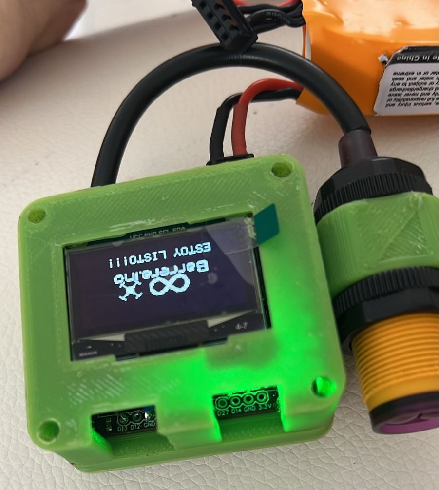 Cronometro inalámbrico Barrera.ino