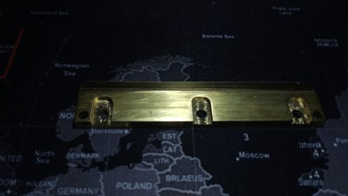 Cuchilla en latón para mini sumo