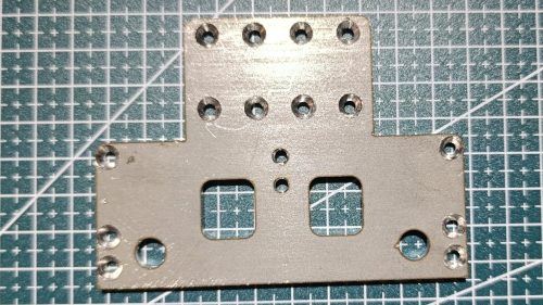 Base para mini sumo en acero inoxidable 304