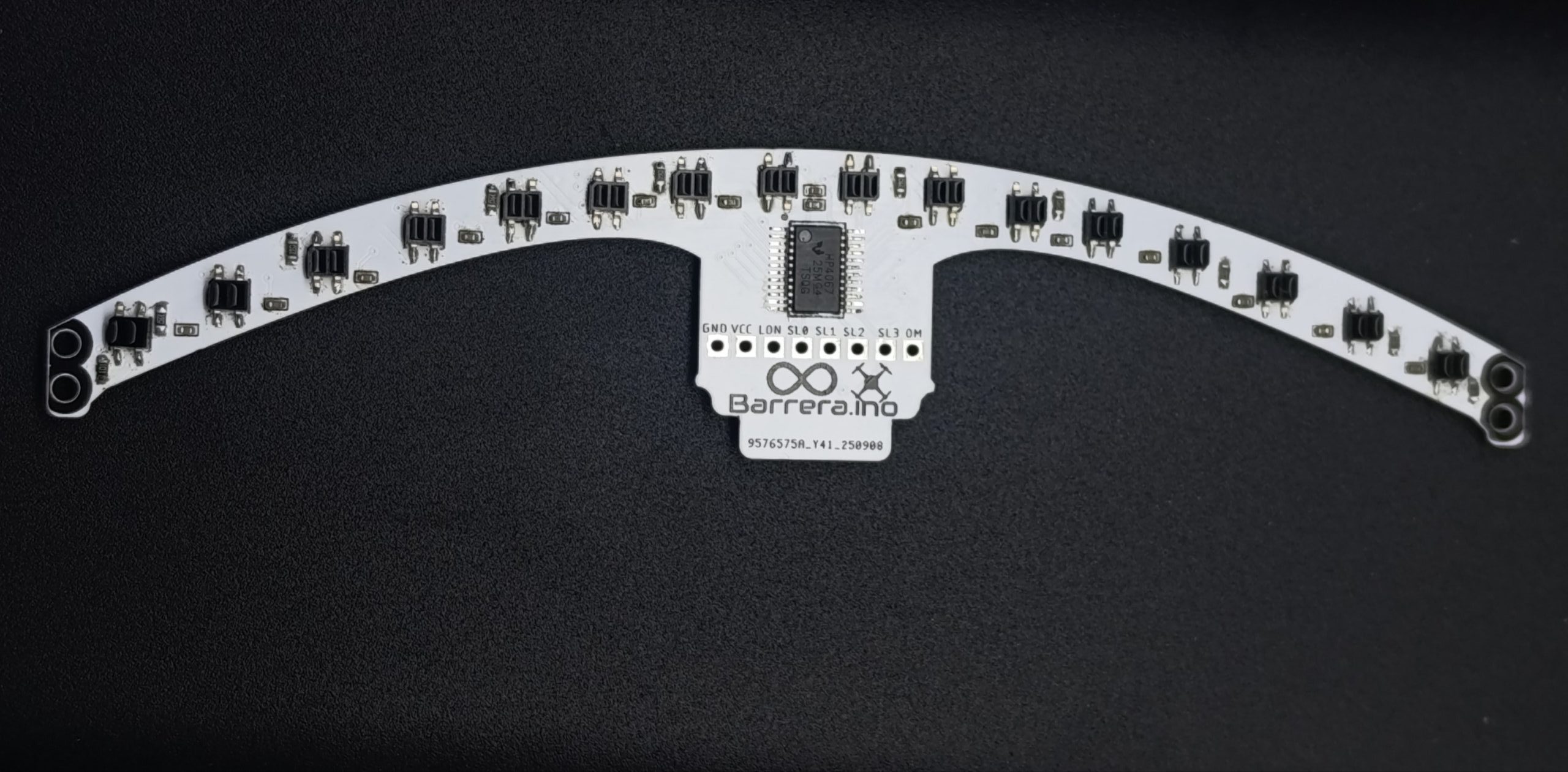 Barra de 16 sensores Barrera.ino V2 (blanco) - Imagen 2