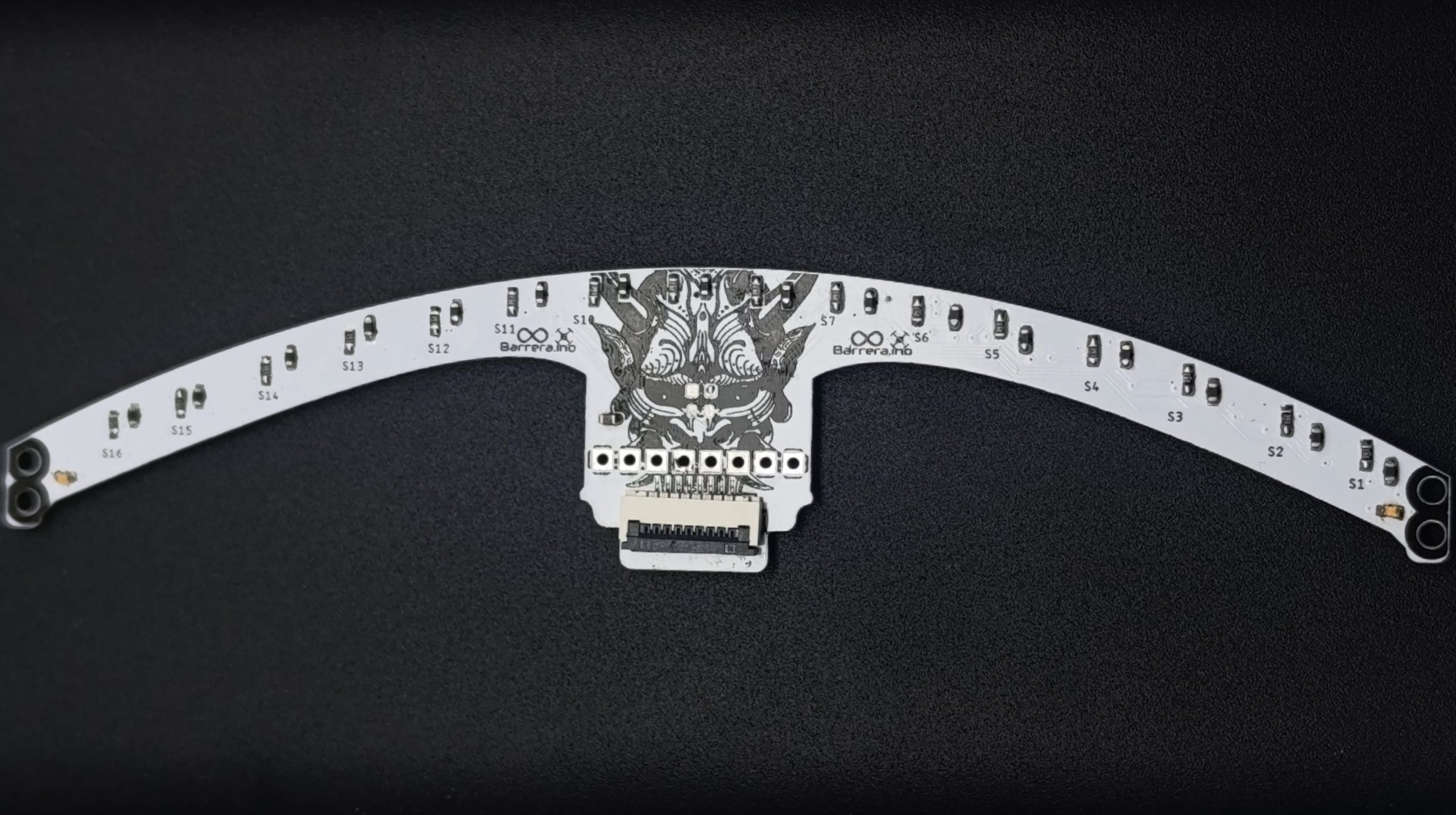 Barra de 16 sensores Barrera.ino V2 (blanco)